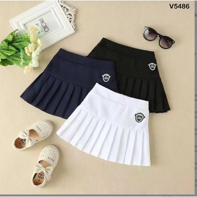 V5486 CHÂN VÁY XẾP LY BÉ GÁI