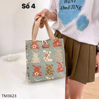 TM3623 TÚI TOTE VẢI XINH