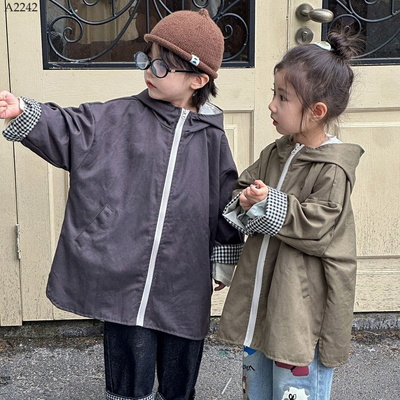 A2242 ÁO KHOÁC DÁNG DÀI CHO BÉ