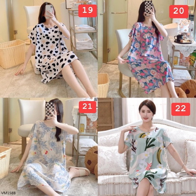 VM1588 VÁY LANH LỤA NỮ