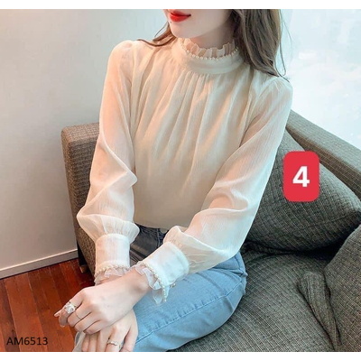 AM6513  SƠ MI REN CÁCH ĐIỆU NỮ