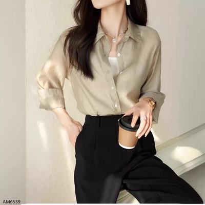 AM6539 SƠ MI MÀU PASTEL CHO NỮ