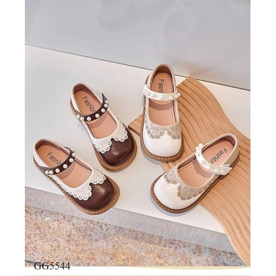 GG5544 GIẦY MOCA THÊU NƠ ĐÍNH NGỌC