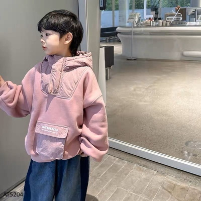 AT5204 ÁO HOODIE HỒNG CHO BÉ