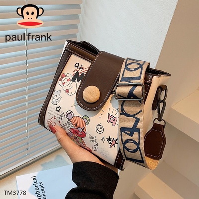 TM3778 TÚI XÁCH HỌA TIẾT HÃNG PAUL FRANK