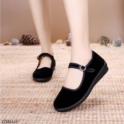 GM6416  GIÀY BỆT NHUNG NỮ