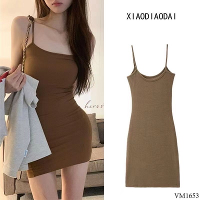 VM1653  VÁY 2 DÂY ÔM BODY NỮ