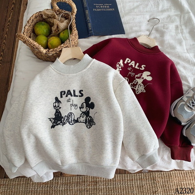 A2320 ÁO NỈ DÀI TAY CHO BÉ