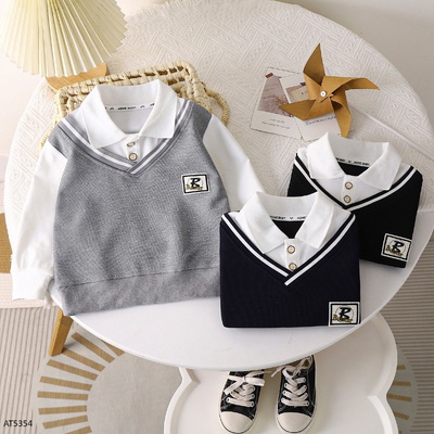 AT5354 ÁO POLO GIẢ 2 MẢNH BT