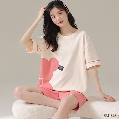 SM1898 BỘ CỘC TAY MẶC NHÀ CHO NỮ