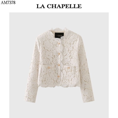 AM7378 ÁO KHOÁC PHỐI REN HÃNG LA CHAPELLE