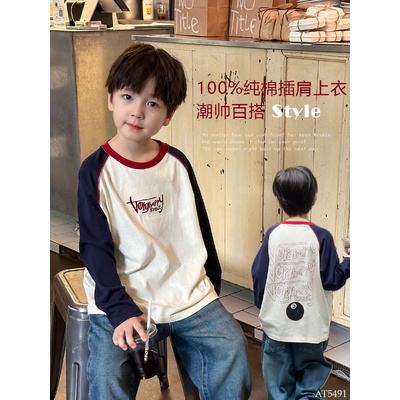 AT5491 ÁO THUN DÀI TAY BÉ TRAI HÃNG AMBB