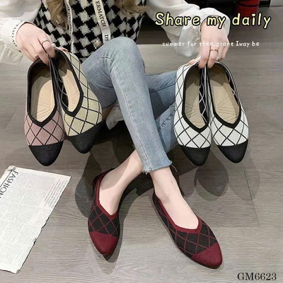 GM6623  GIÀY BỆT MŨI NHỌN NỮ