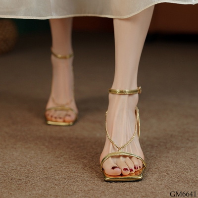GM6641 SANDAL CAO GÓT QUAI MẢNH