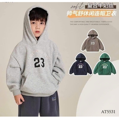 AT5531 ÁO HOODIE SỐ 23 BÉ TRAI