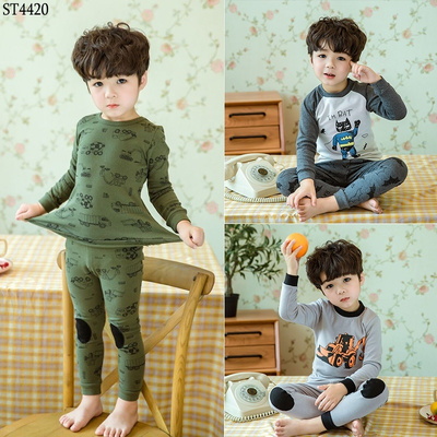 ST4420 BỘ NGỦ DÀI TAY CHO BÉ TRAI