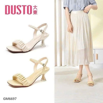 GM6697 GIÀY CAO GÓT QUAI NHÚN DUSTO