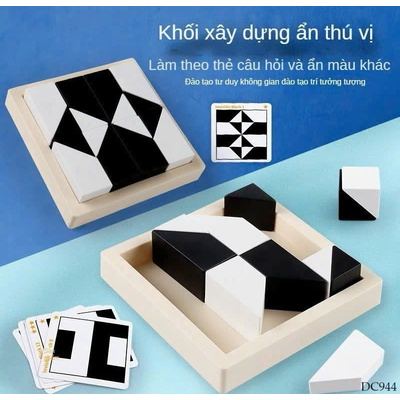 DC944 ĐỒ CHƠI XẾP HÌNH 3D KHỐI WISDOM