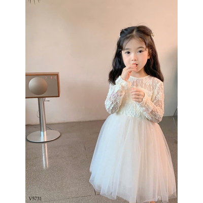 V5731 VÁY CÔNG CHÚA CHO BÉ GÁI