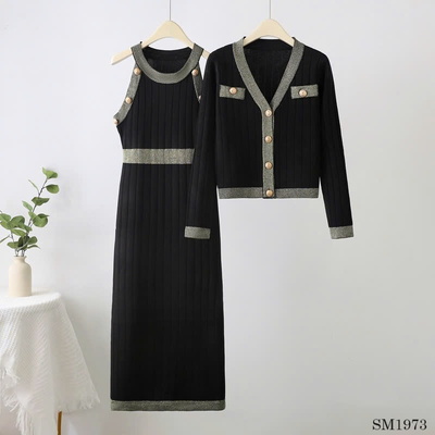 SM1973  SET VÁY LEN 2 CHI TIẾT NỮ