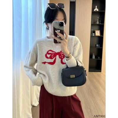 AM7891  ÁO LEN NƠ TO THỜI TRANG CHO NỮ