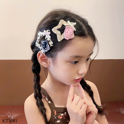 KT1081 SET 3 VỈ KẸP TÓC CHO BÉ