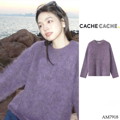AM7918 ÁO LEN LÔNG THỎ CACHE CACHE