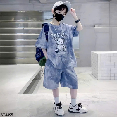 ST4495 BỘ GẤU CỘC TAY LOANG MÀU BÉ TRAI