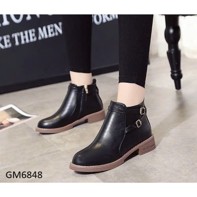 GM6848 BOOT CỔ THẤP ĐẾ VUÔNG