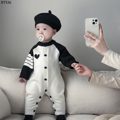 BT526 BODY SUIT, ÁO LEN TRÁI TIM CHO BÉ