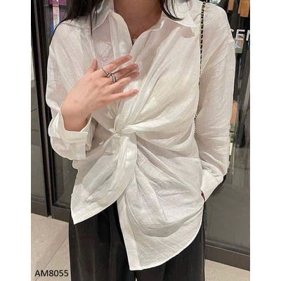 AM8055 ÁO SƠ MI ĐŨI XOẮN EO