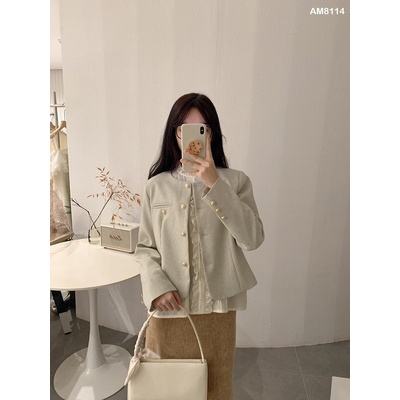 AM8114 ÁO VEST CỔ TRÒN
