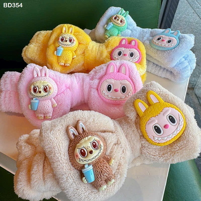 BD354 Băng đô nơ labubu dễ thương