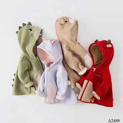 A2488 ÁO KHOÁC NỈ TRẦN BÔNG LÓT LÔNG CỪU QUẢNG CHÂU