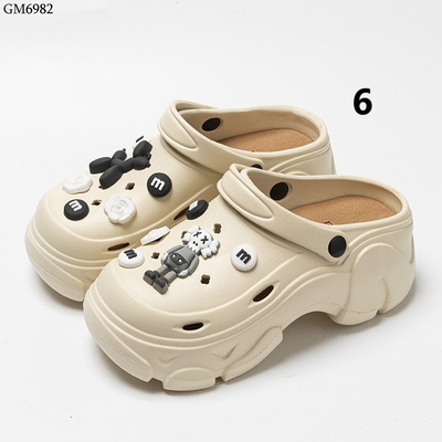 GM6982 SỤC CROCS ĐẾ CAO NỮ