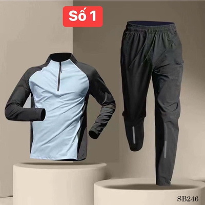 SB246 BỘ QUẦN ÁO THỂ THAO NAM DÀY TAY