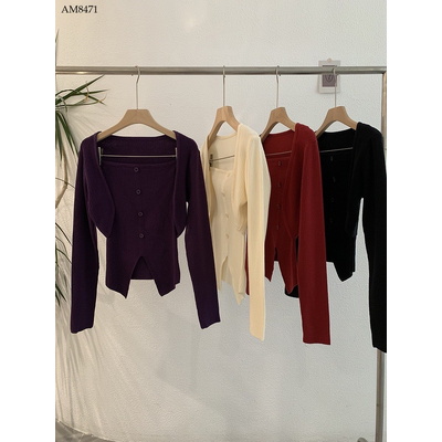AM8471 SET ÁO LEN ỐNG KÈM CDG KHOÁC NGOÀI 