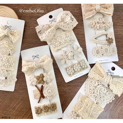 KT1114 SET 2 VỈ KẸP TÓC SIU XINH