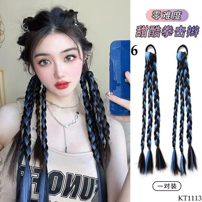 KT1113 TÓC GIẢ THẮT BÍM