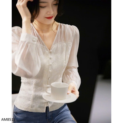 AM8515 ÁO SƠ MI CỔ V