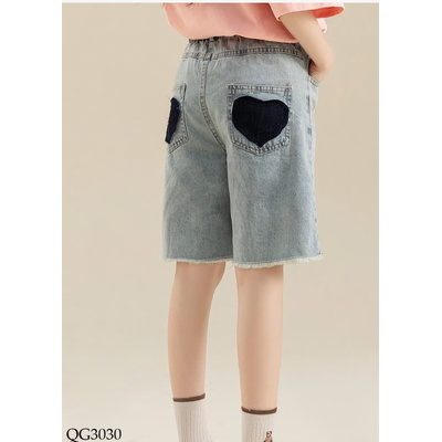 QG3030  QUẦN SHORT LỦNG JEAN BÉ GÁI