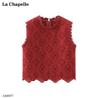 AM8577 ÁO GILE REN ĐỎ HÃNG LA CHAPELLE