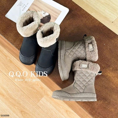 GG6098 BOOT CỔ LÔNG TRẦN TRÁM