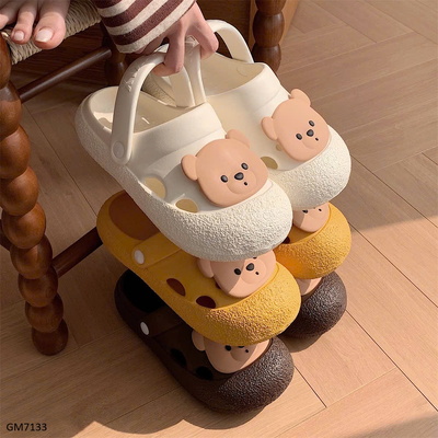 GM7133  SỤC CROCS GẤU CUTE