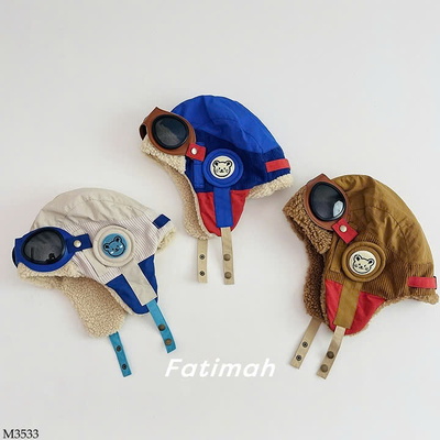 M3533  MŨ LÓT LÔNG GIỮ ẤM TAI CHO BÉ 