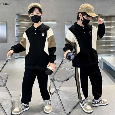 ST4623 BỘ NỈ CHO BÉ TRAI 