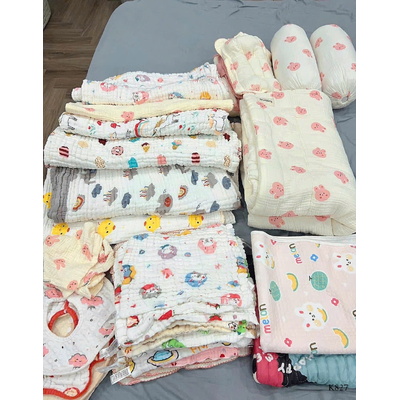 K827 KHĂN TẮM MUSLIN CAO CẤP
