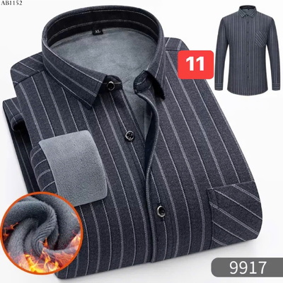 AB1152 SƠ MI NAM LÓT LÔNG