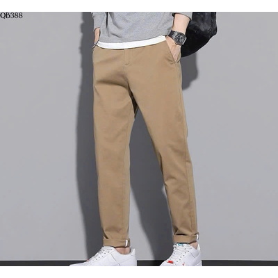 QB388 QUẦN KAKI ỐNG CÔN TÚI SAU