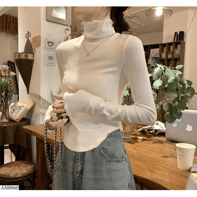 AM8860 ÁO CAO CỔ DÀI TAY CHO NỮ